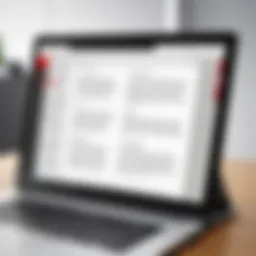 User Interface of Adobe Reader showcasing document features