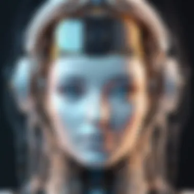 Abstract Representation of AI Technology An abstract representation of artificial intelligence technology