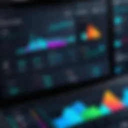 Dashboard showcasing accounting metrics