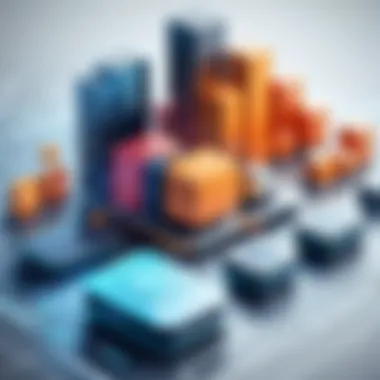 Supply Chain Management Efficiency Illustration of supply chain management efficiency