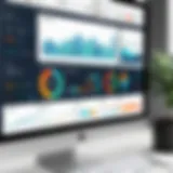 Dashboard showcasing retail analytics