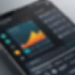 Showcasing the Buildertrend app interface for project management