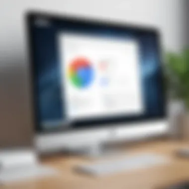 Chrome Remote Desktop Interface Overview Visual representation of Chrome Remote Desktop interface