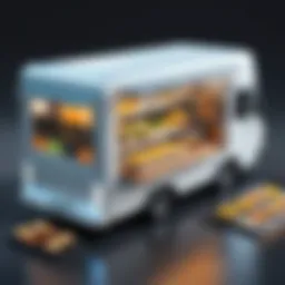 Visual breakdown of food truck startup costs