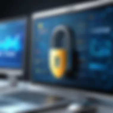 Security in Banking Software A secure digital transaction symbolizing security in banking software