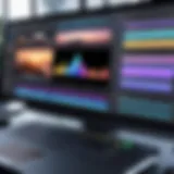 Interface of Final Cut Pro showcasing advanced editing tools
