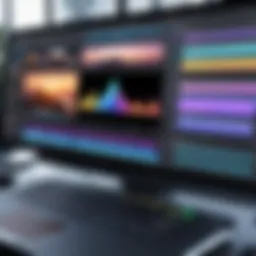 Interface of Final Cut Pro showcasing advanced editing tools