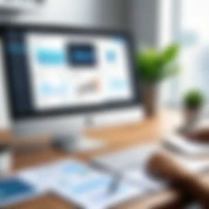 A visual representation of the benefits of using bookkeeping software for businesses.