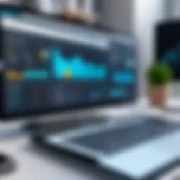 A detailed dashboard of bookkeeping software showcasing financial metrics.