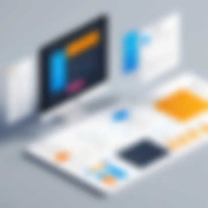 Diagram showcasing user experience design in inventory checking platforms.