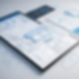 Visual representation of site plan software interface