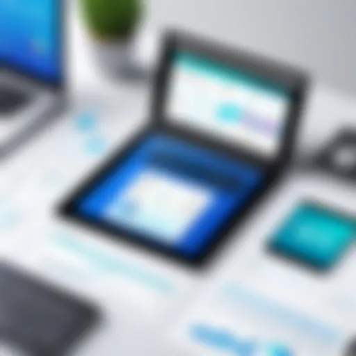 User interface of bookkeeping software designed for real estate agents