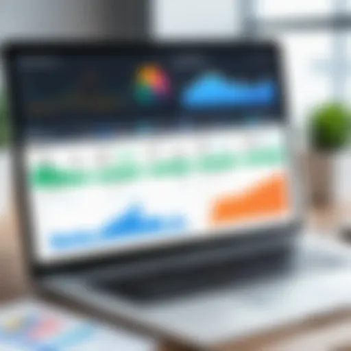 Dashboard view of MSP billing software showcasing key metrics