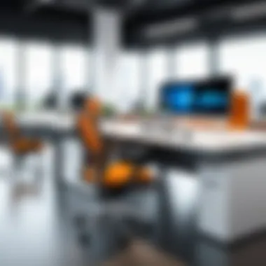Diverse Condeco Desk Models A variety of Condeco desk models displayed in a modern office environment