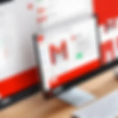 Navigating Gmail Signature Settings Gmail settings interface for signatures