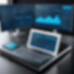 Dameware interface showcasing remote management tools