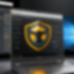Visual representation of Symantec Antivirus interface on Windows 10