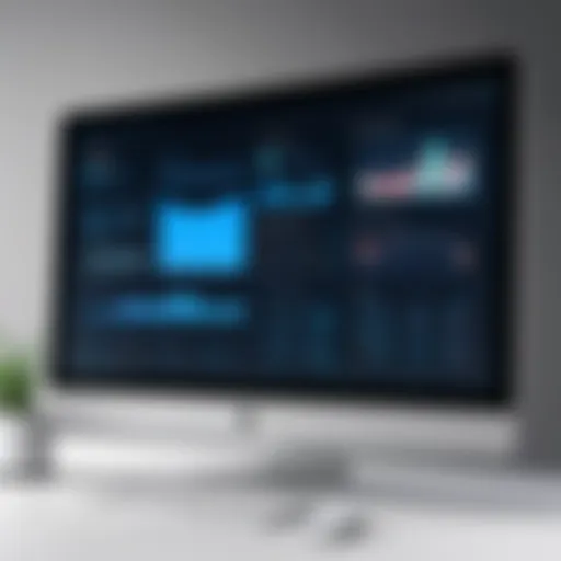 Visual representation of an intuitive database interface