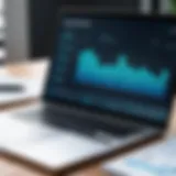 An analytical chart showcasing market trends in payroll processing.