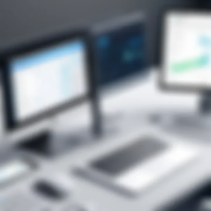 Integration options displayed within accounting software