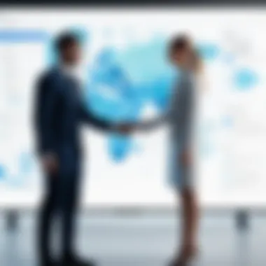 Visual Representation of Business Relationships Visual representation of relationships in a business context
