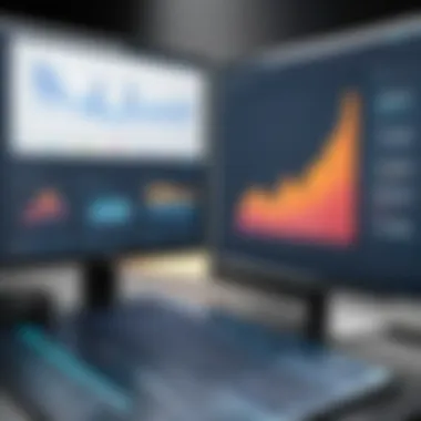 Graph illustrating performance metrics of different visualization tools