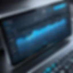 A sleek dashboard interface showcasing scheduling software functionalities