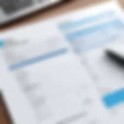 User interface of a free invoicing program showcasing features.