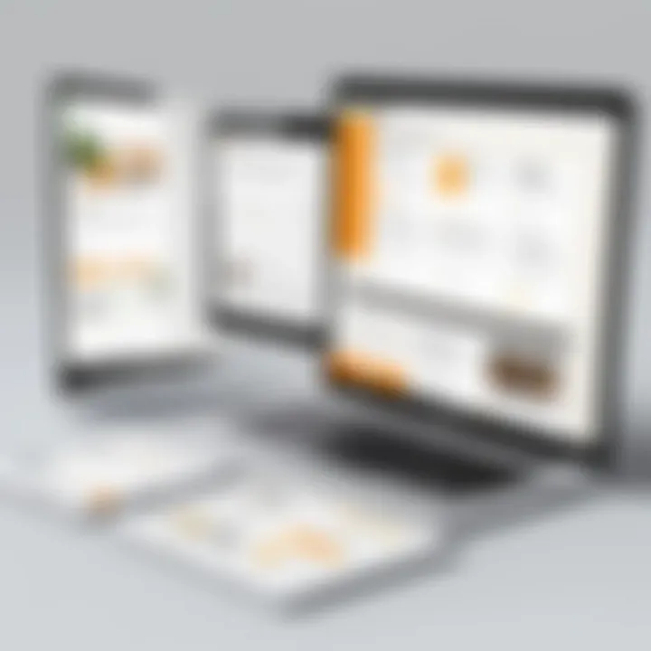 GoDaddy Builder showcasing responsive design options