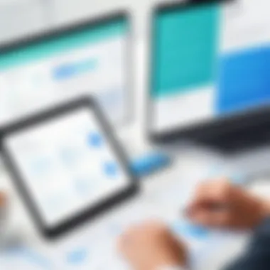 Visual representation of HR application features