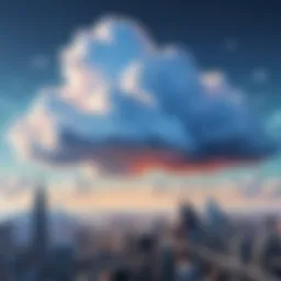 An abstract representation of cloud technology in HR
