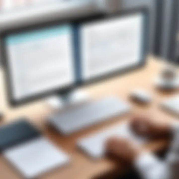 Illustration of essential features in legal practice management software