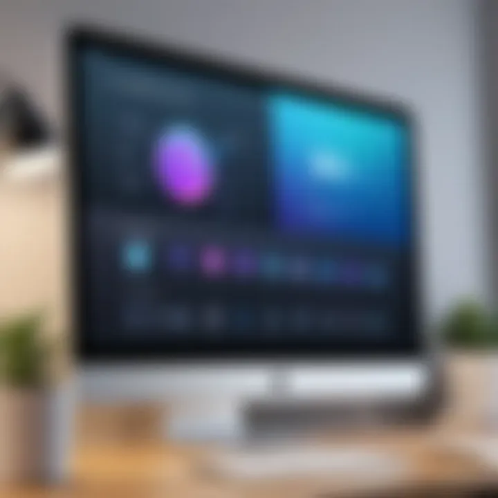 Dashboard displaying main features of CleanMyMac after successful login