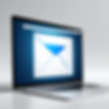 Dynamic Interface of Email Campaign Features Dynamic interface showcasing email campaign features