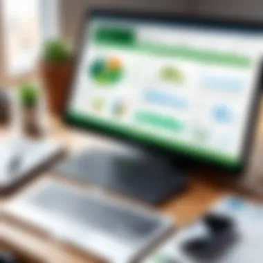 Key Features of QuickBooks for Nonprofits Chart displaying QuickBooks features for nonprofits