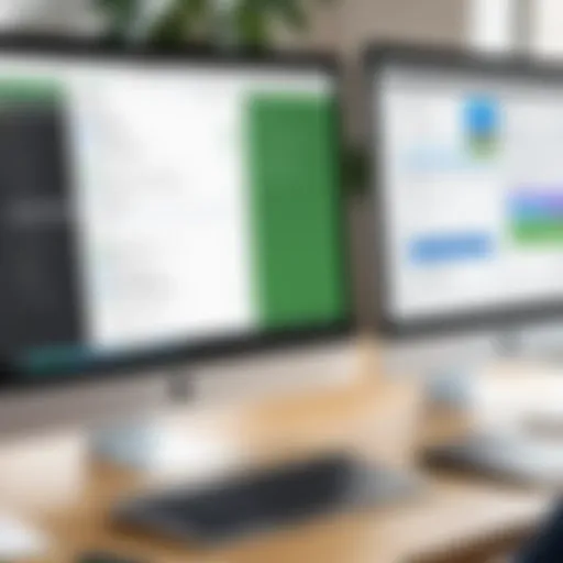 User navigating QuickBooks interface on Mac