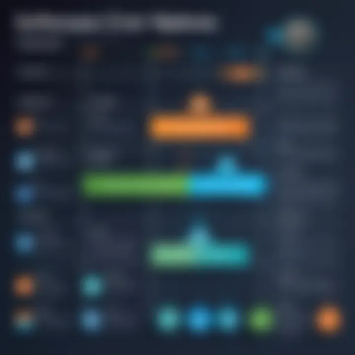 Evolution chart of software dependency over the years.