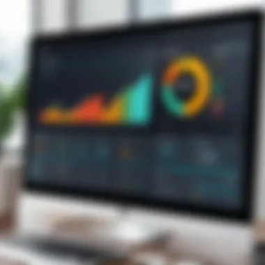 Dashboard Overview of Rental Lease Software A sophisticated dashboard of rental lease software showcasing various features.