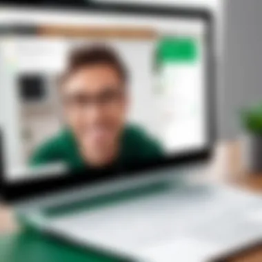 Google Hangouts Interface Overview Visual representation of Google Hangouts interface