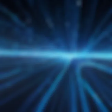 Fiber Optic Network Visualization Detailed visualization of fiber optic networks