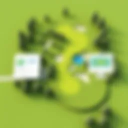 Conceptual golf course layout using design software