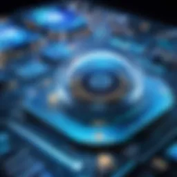 A futuristic representation of global vision systems integrating artificial intelligence and sensor technology.