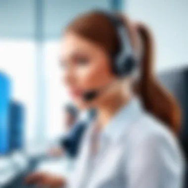 Infographic illustrating key features of top call center solutions