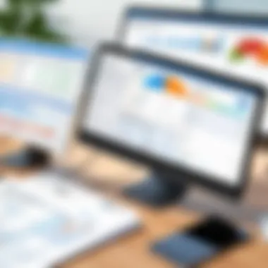 Comparison of Intuit Bookkeeping Software with Alternatives Graph comparing Intuit Bookkeeping Software with alternative financial solutions in usability and effectiveness.