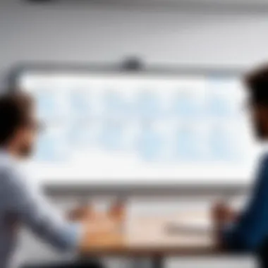 Brainstorming Session in Microsoft Whiteboard Visual representation of a brainstorming session using Microsoft Whiteboard