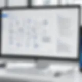 Interface of Microsoft Whiteboard on a Mac with various tools visible