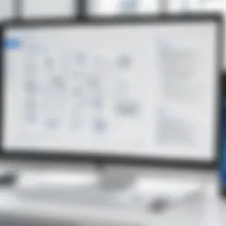 Interface of Microsoft Whiteboard on a Mac with various tools visible