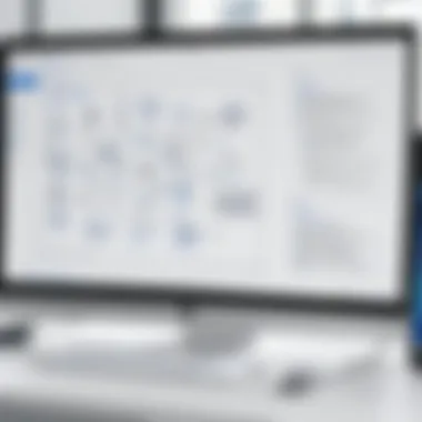 Microsoft Whiteboard Interface on Mac Interface of Microsoft Whiteboard on a Mac with various tools visible