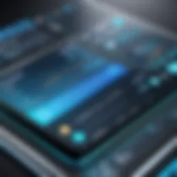 Visualization of a digital onboarding dashboard