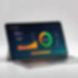 Visual representation of credit scores and monitoring tools